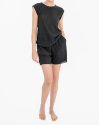 Mono B - Micro Pleated Tank Top