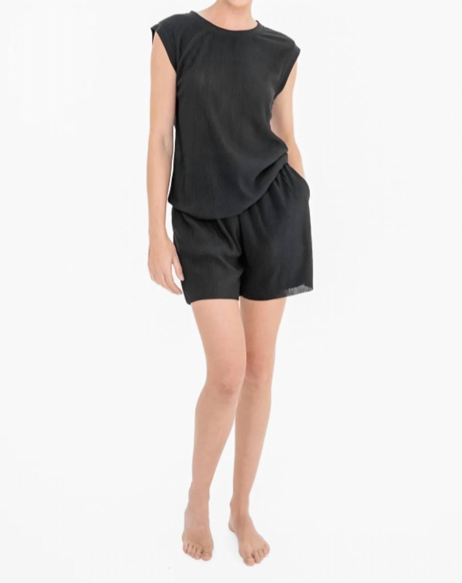 Mono B - Micro Pleated Tank Top