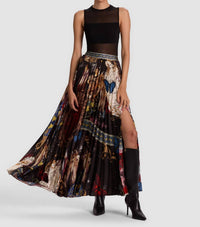 Alice + Olivia - Katz Pleated Maxi Skirt