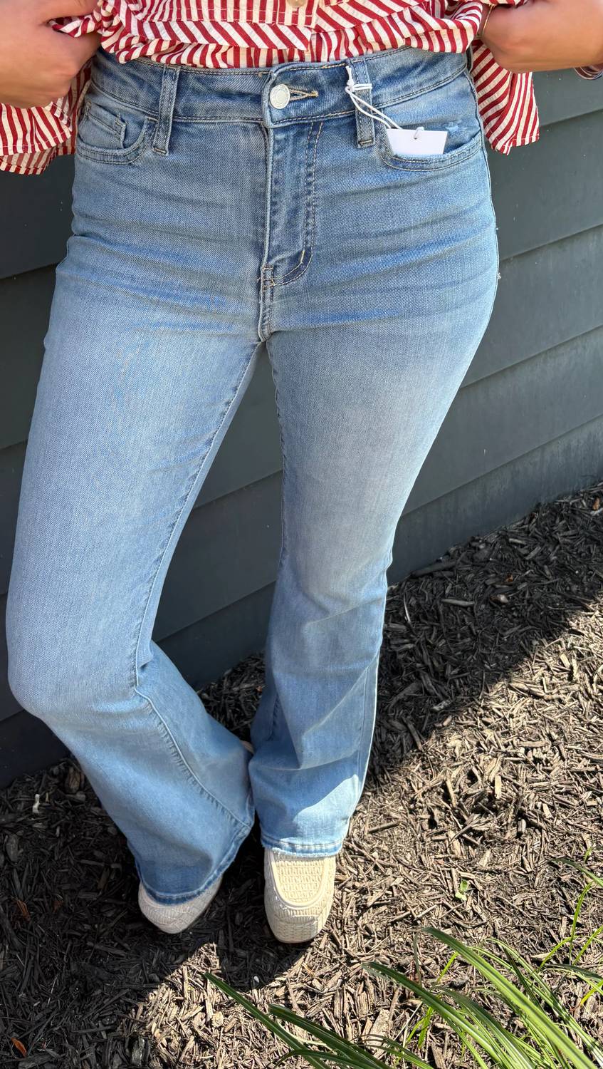 Vervet By Flying Monkey - The Callie High Rise Flare Jeans