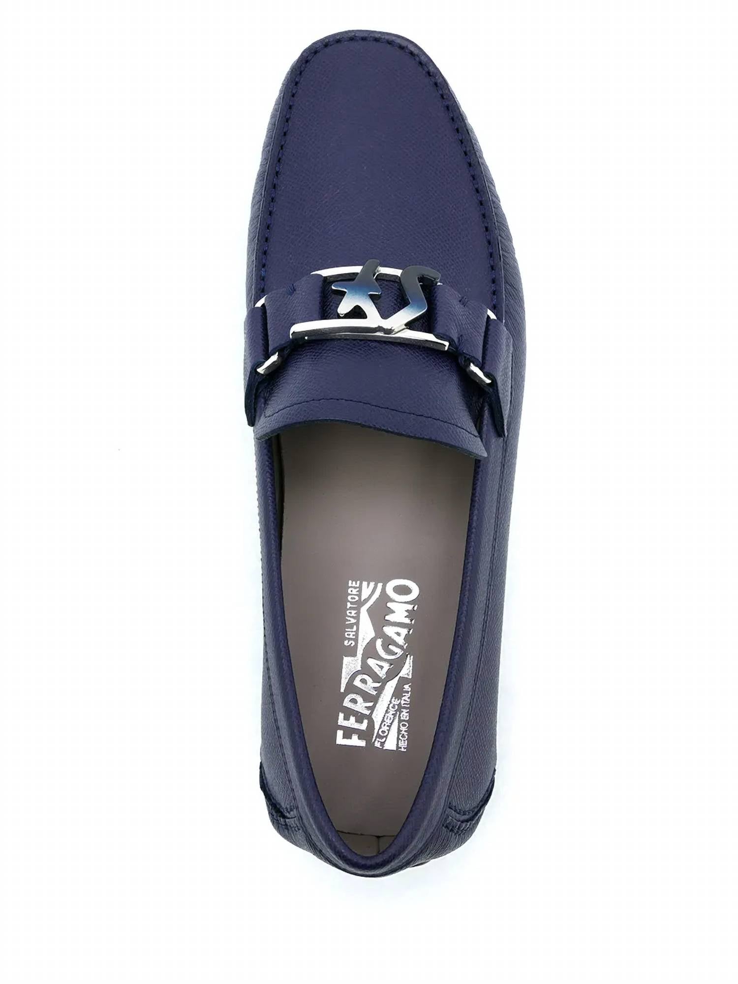 Salvatore Ferragamo - Men's Logo Plaque Loafers