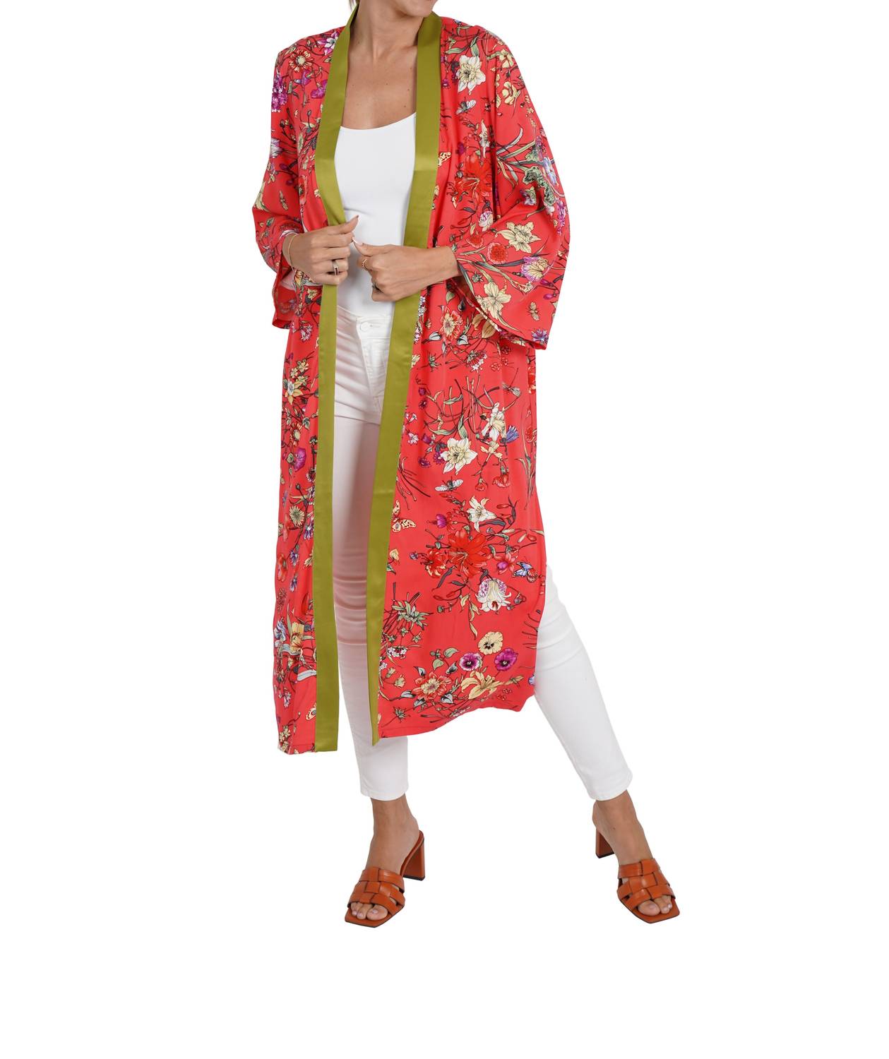 Love Token - Chance Floral Open Kimono
