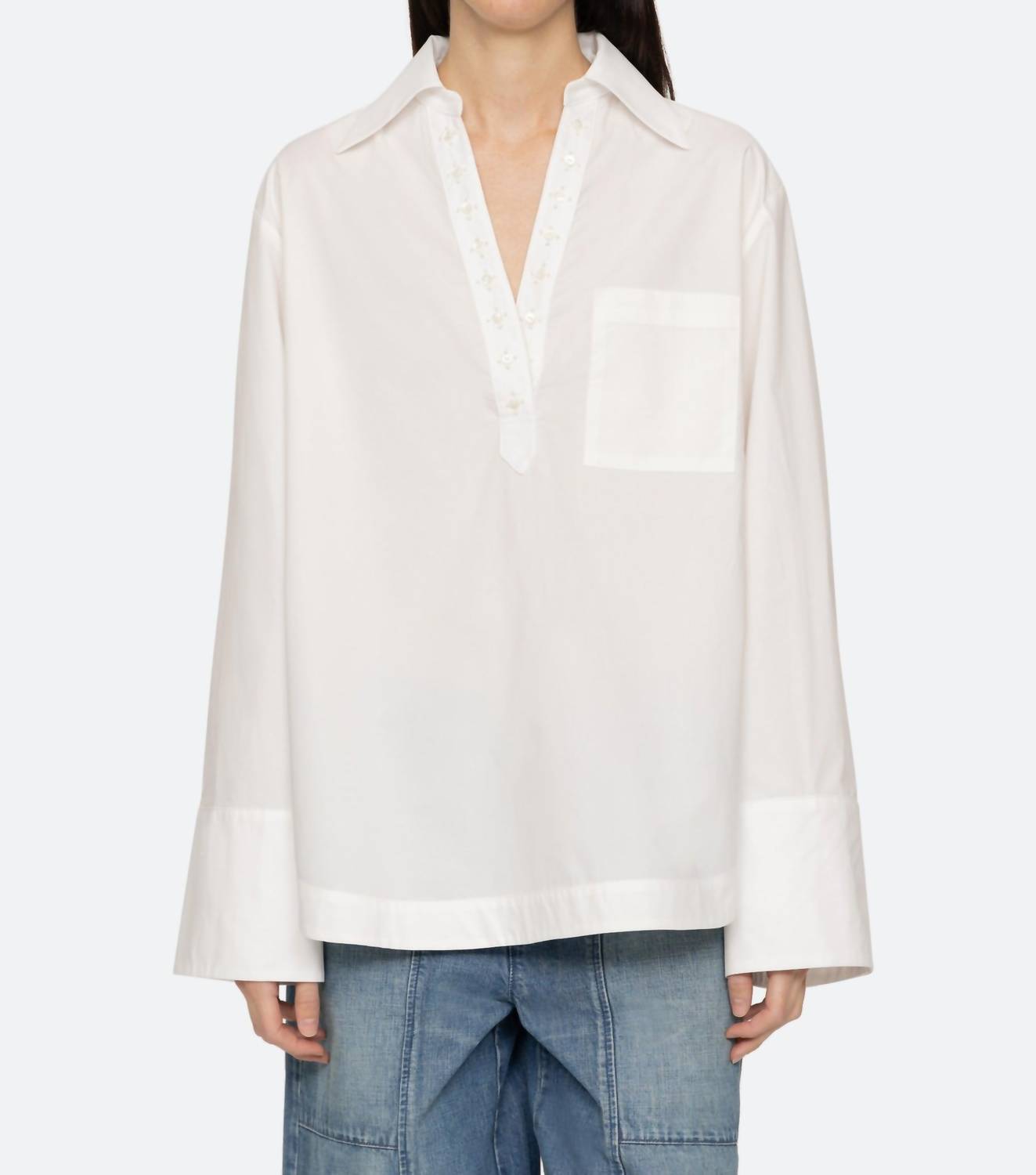 Sea - Perlette Long Sleeve Top