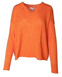 J. Society - Women's Slub V Neck Sweater