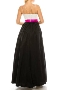 Aidan Mattox - Embellished Halter A-line Dress