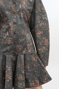 Ganni - Floral Shirt Dress