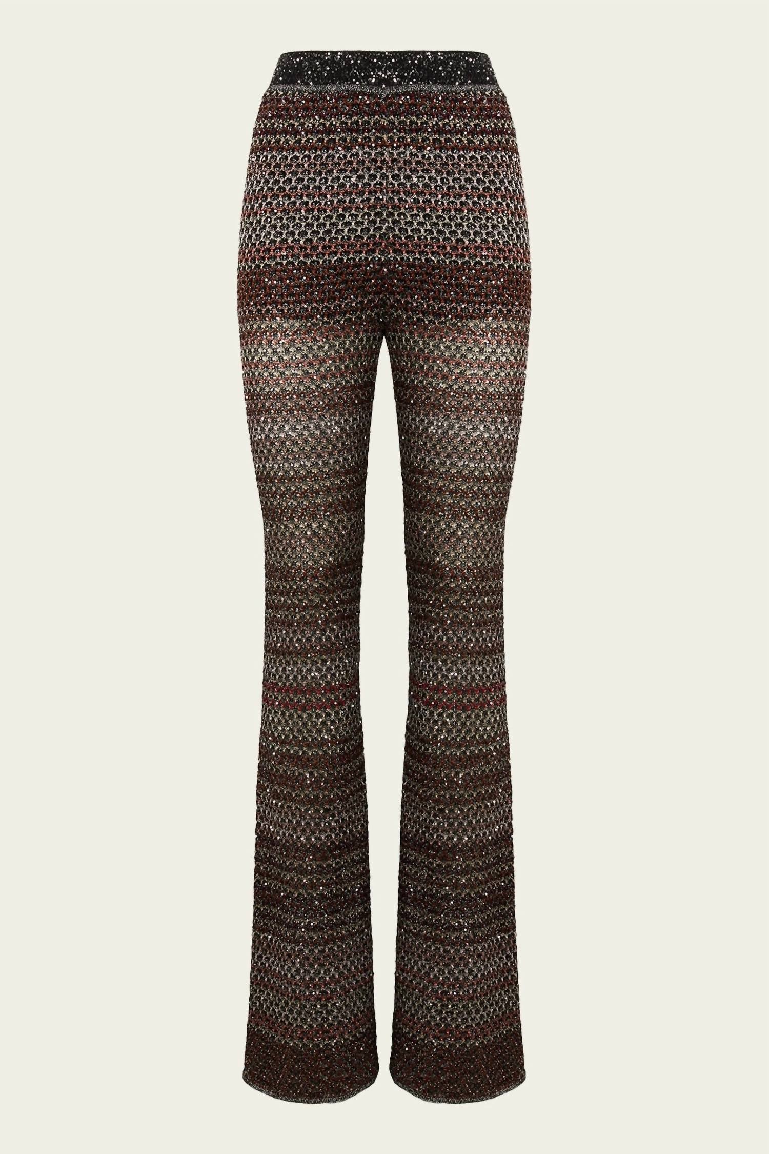 Missoni - Sequin-embellished Flared Trousers