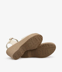 pedro garcia Women's Doina Heel in basmati - women's sandal - alternate view