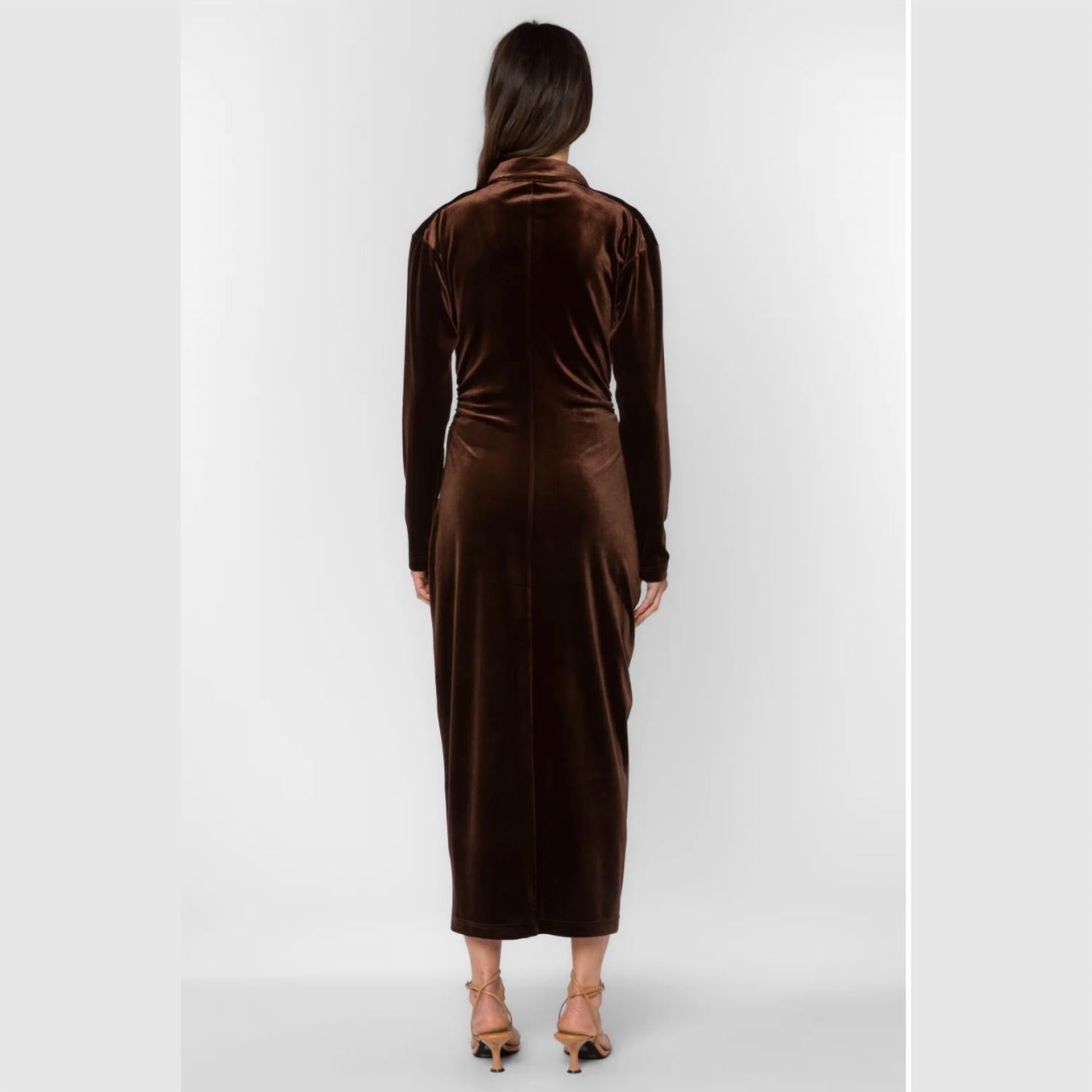Velvet Heart Women's Phoenix Dress in brown - women's dress - detail view