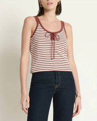 Nation Ltd - Jil Lace Up Tank Top