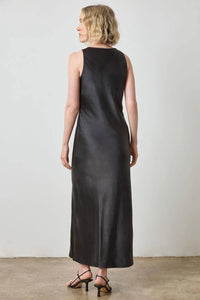 Lilla P - Satin Bias Maxi Dress