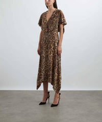 Stella Mccartney - Leopard Print Midi Dress