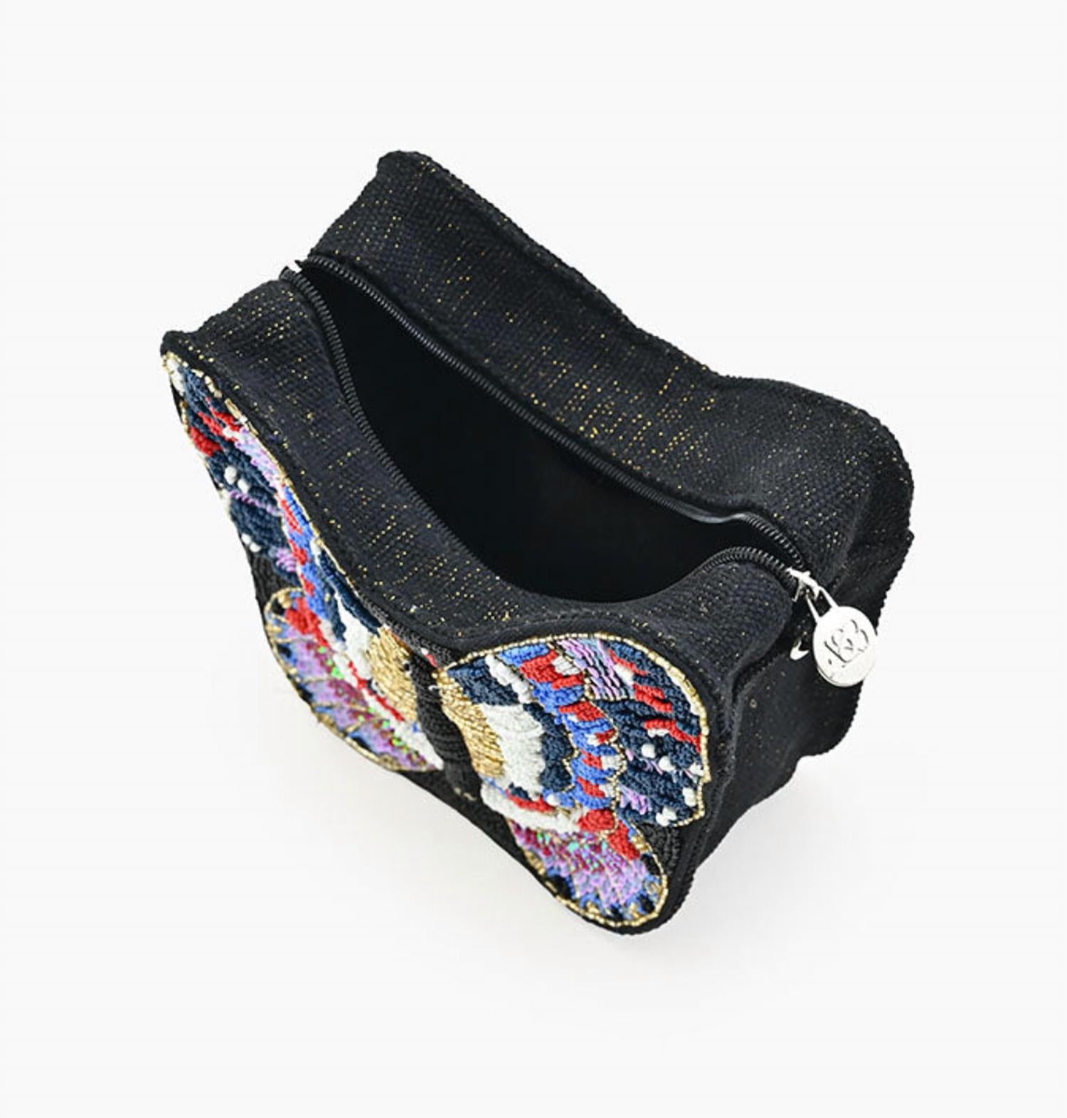 America & Beyond - Women's Embellished Butterfly-shaped Purse