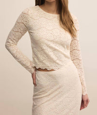 Z Supply - Aurora Lace Long Sleeve Top