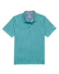 Flags & Anthem - Naples Striped Performance Polo Shirt