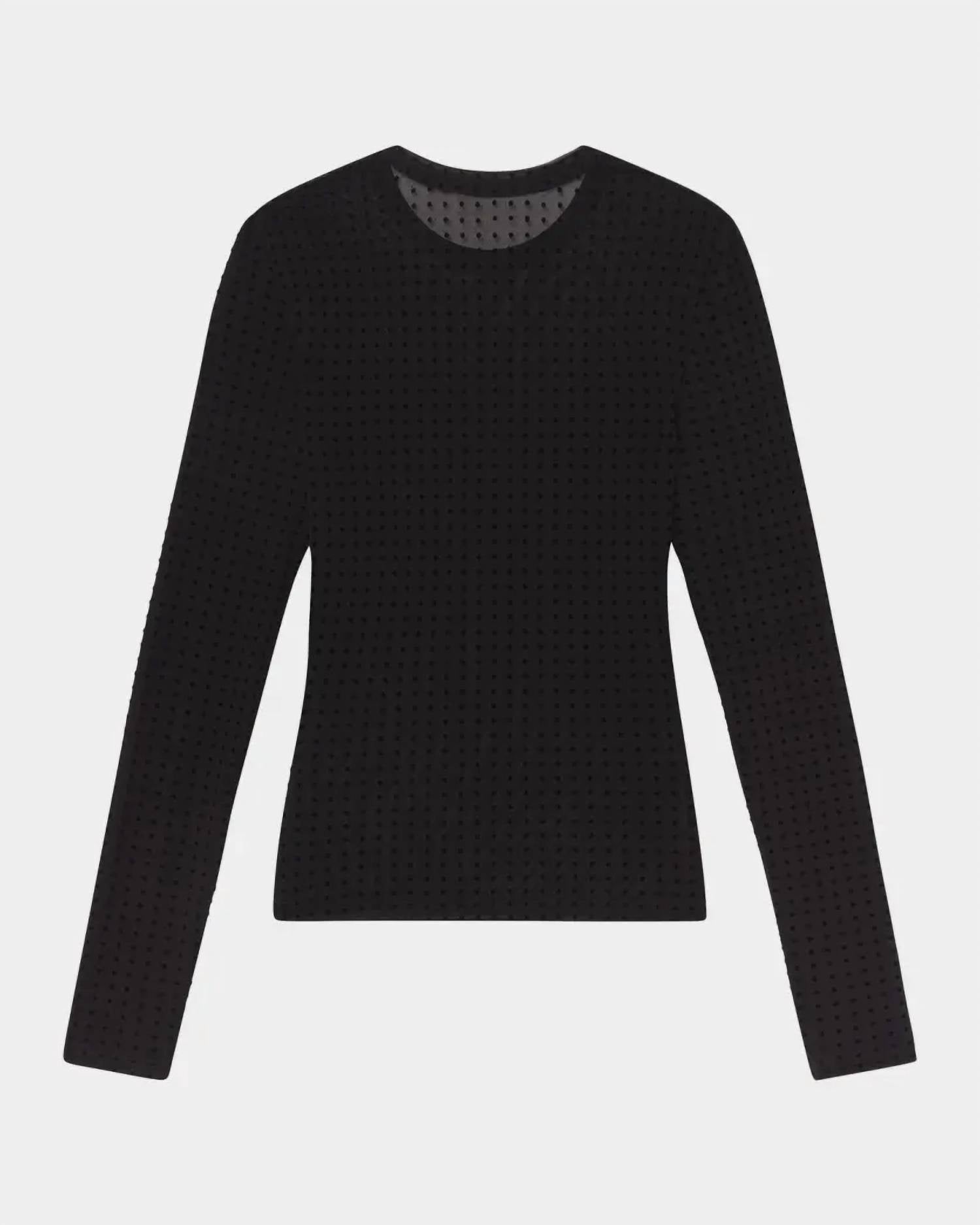 Frame - Mesh Polka Dot Top