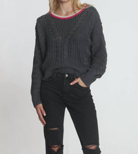 Label+Thread - Women's Dakota Cable Crew