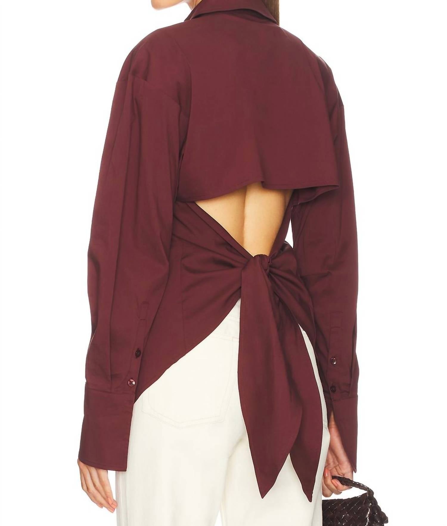 Simon Miller - Loch Poplin Button Up Shirt