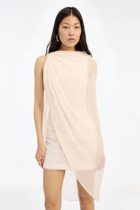 Rotate - CHIFFON MINI CAPE DRESS