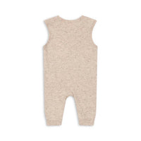 Konges Sløjd Girls' Mino Knit Spencer Jumpsuit in cream and white - kids' item - view 6