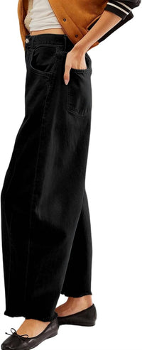 Paperdolls - Wide Leg Barrel Jeans