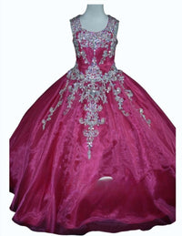 Little Rosie - Girl's Long Pageant Dress