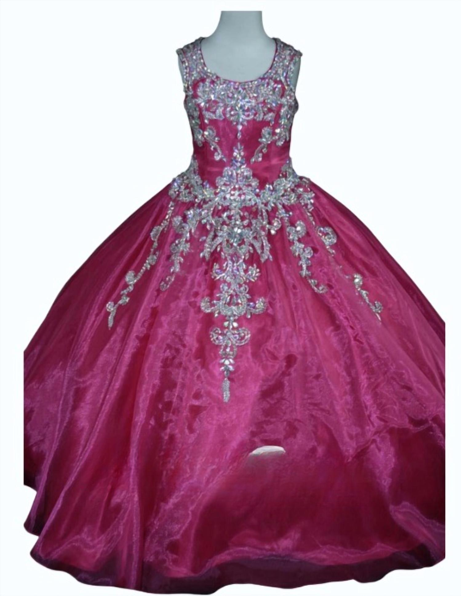 Little Rosie - Girl's Long Pageant Dress