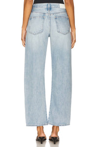 Pistola - Lexi Mid Rise Bowed Straight Jeans