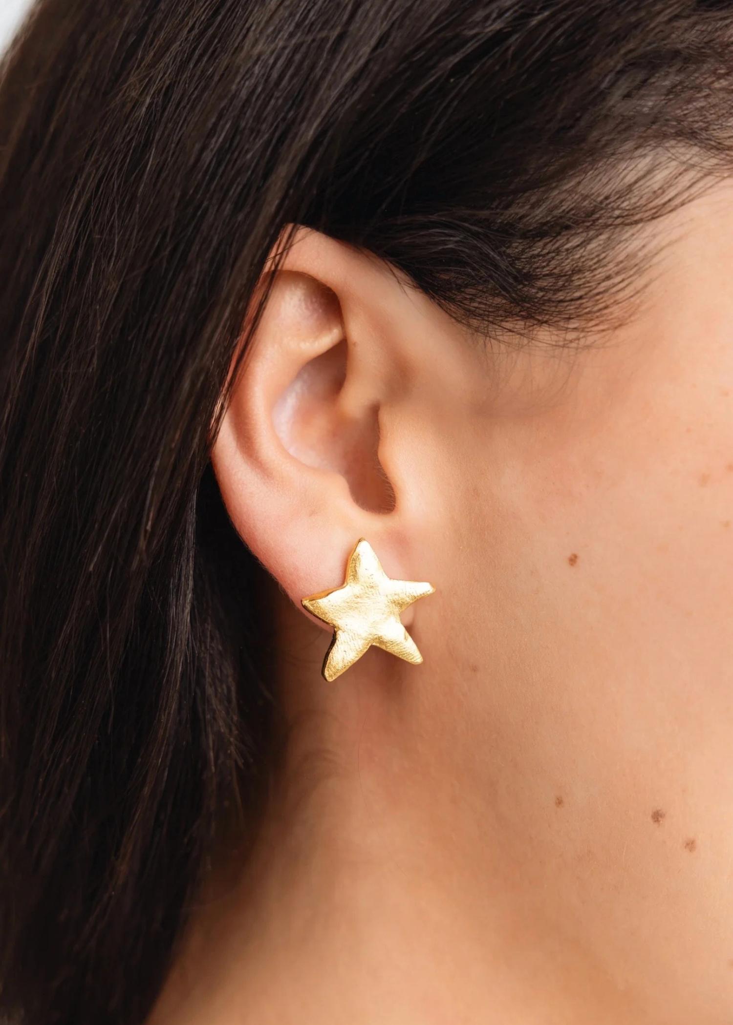 Susan Shaw - Petite Star Stud Earrings