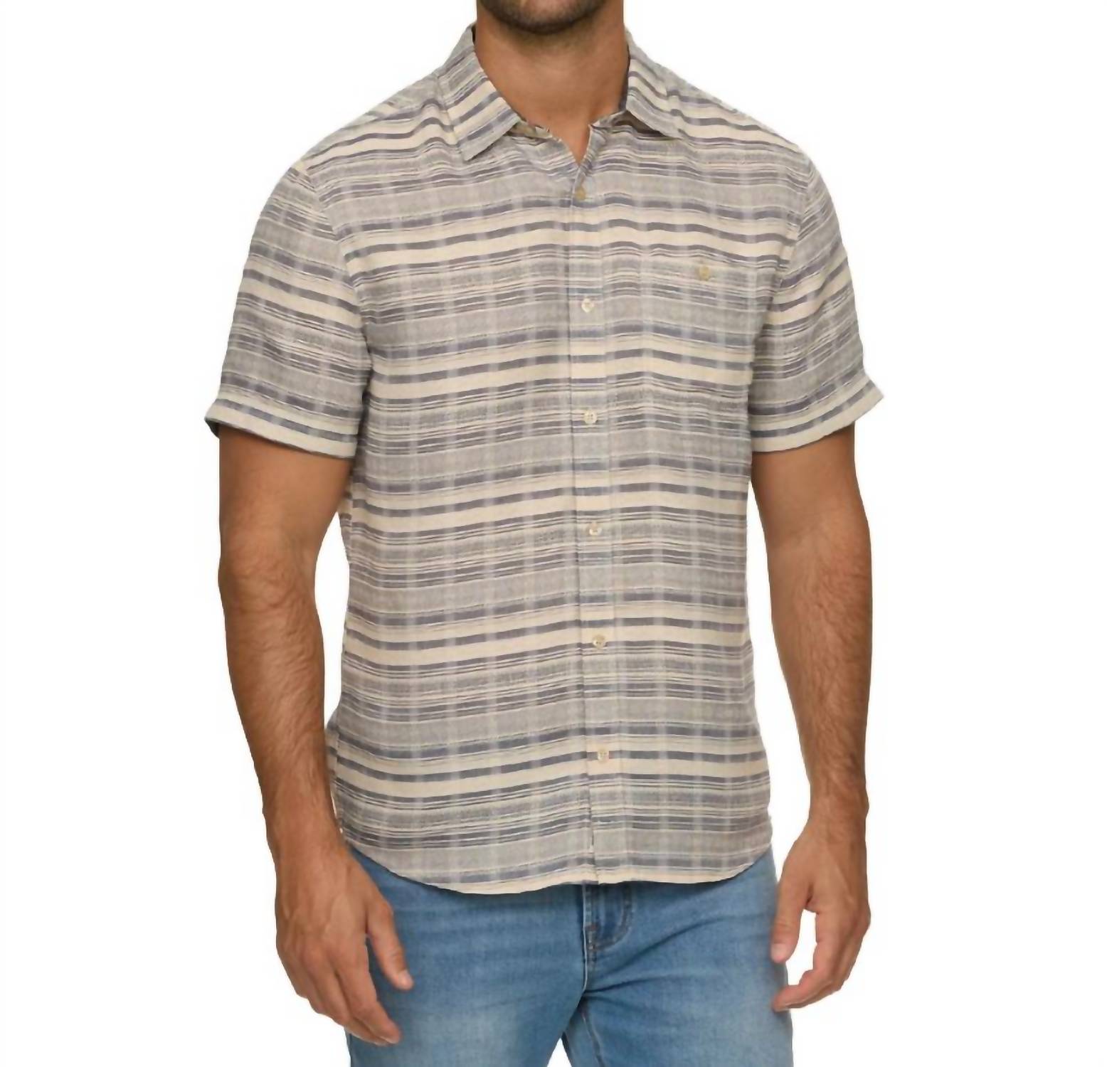 Flags & Anthem - Rockledge Short Sleeve Stripe Shirt