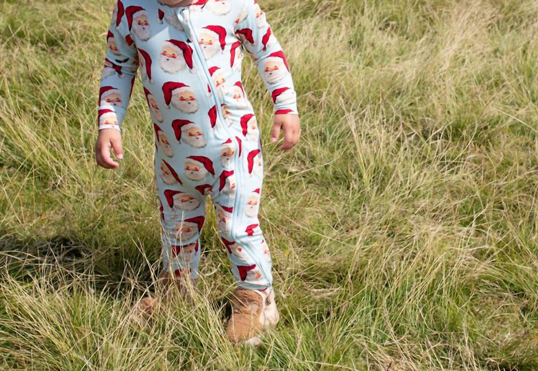 Pink Chicken - Holiday Bamboo Romper