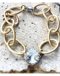 Vb & Co. - Women's Swarovski Chunky Bracelet