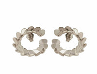 Whimsy Jewelry - Women's Fluttering Hearts Bypass Hoops