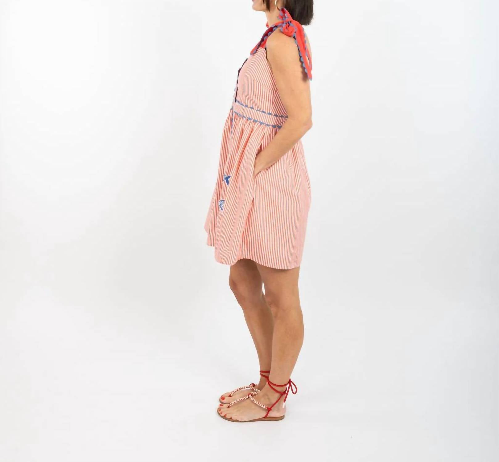 Garland Bags - Bree Fish Applique Mini Dress