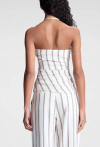 A.L.C. - Charlotte Linen Halter Top