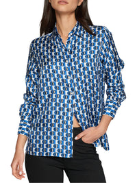 Vilagallo - Mariela Geometric Blouse