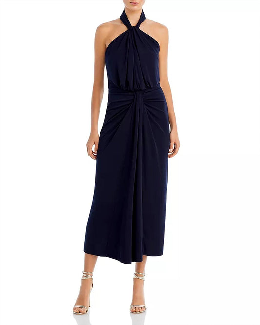 Cinq A Sept - Kaily Twist Halter Midi Dress