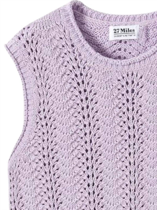 27 Miles Malibu - Women's Anora Crochet Sweater Vest
