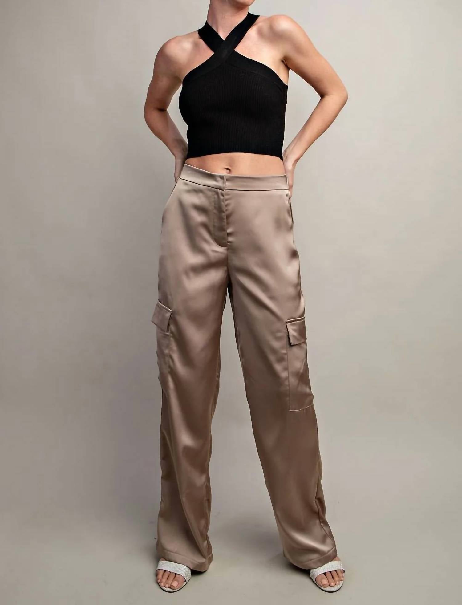 Eesome - Satin Cargo Pants