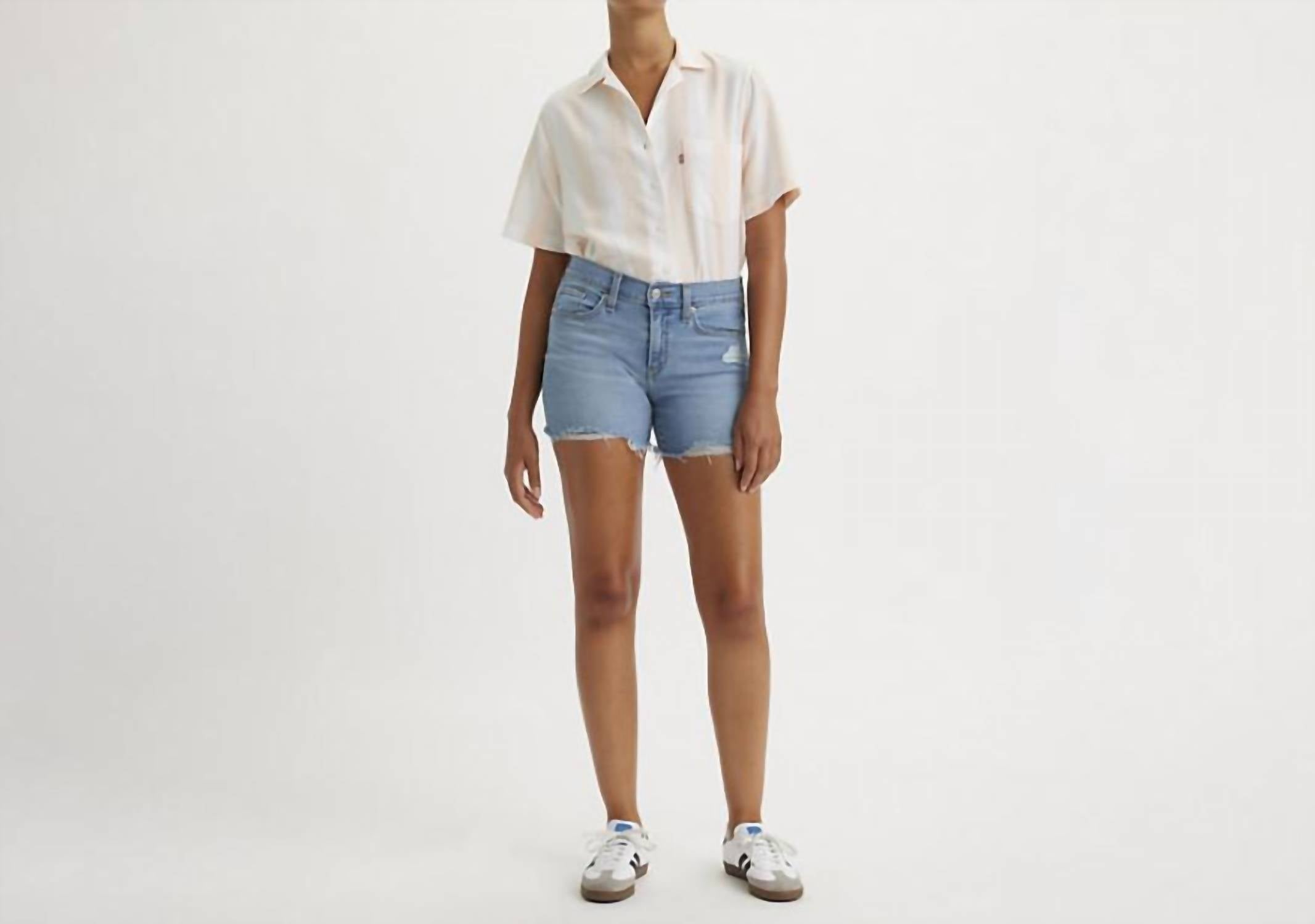 Levi'S - Mid Length Jean Shorts