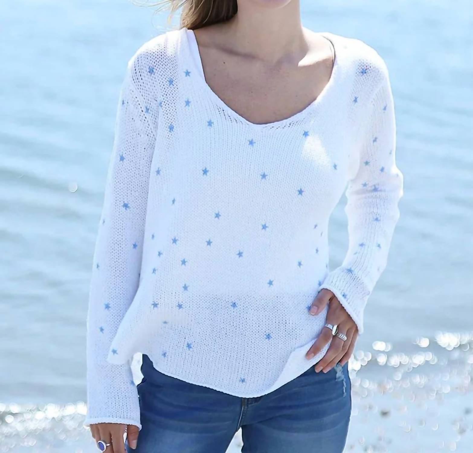 Wooden Ships - Mini Stars Sweater