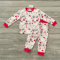 Pete + Lucy - Kids Santa's Sleigh Loungewear Set