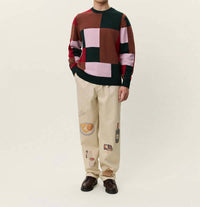Les Deux - Everett Colorblock Knit Sweater