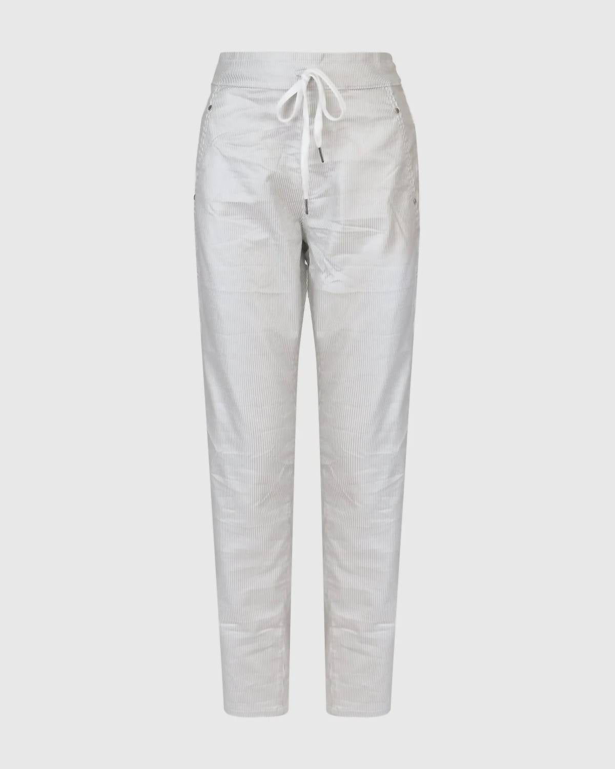 Alembika - Pinstripe Iconic Stretch Jeans