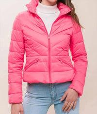 Love Tree - Zip Up Puffer Jacket
