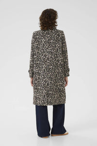 Part Two Suzy Coat in leopard - women's jacket - detail view