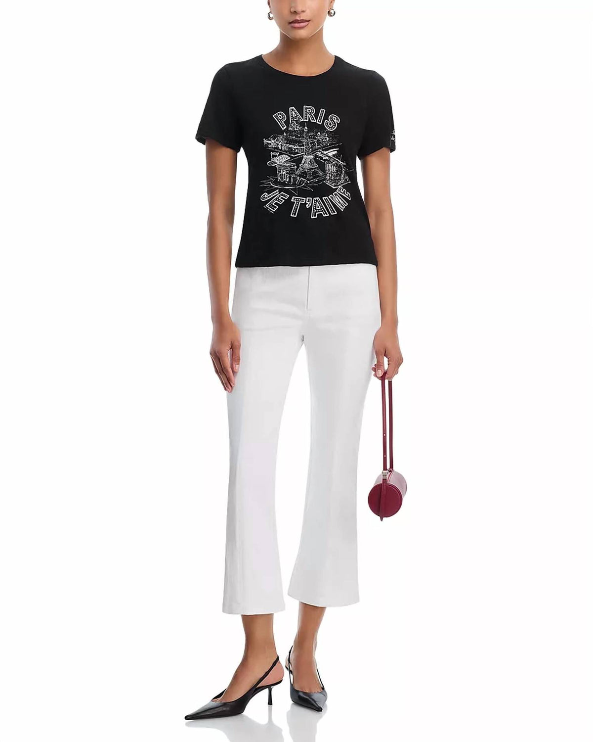 Cinq A Sept - Rhinestone Paris Je Tee