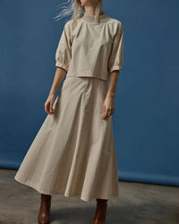 Lilla P - Seamed Maxi Skirt