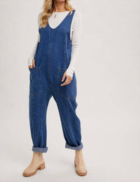 Bluivy - Relaxed Fit Denim Jumpsuit