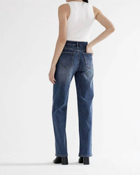 Mica Denim - Netty Super High Straight Leg Jeans